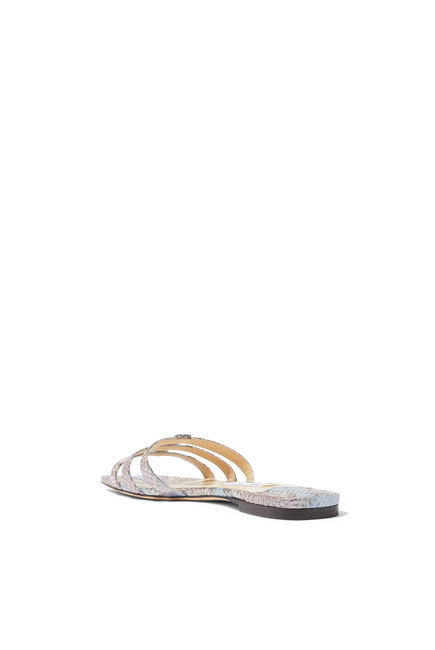 Middle East Exclusive Hazal Flat Leather Sandals